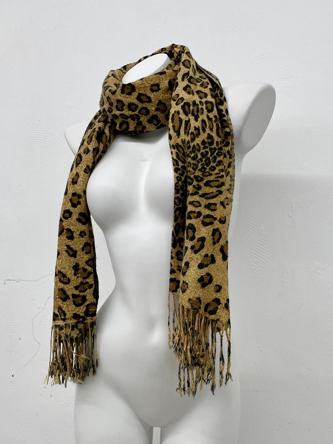 갸루 레오파드 수술 머플러  상품이미지1