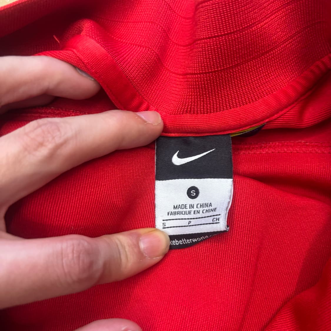 Nike 바르셀로나 빅로고 레드 트랙탑 져지 상품이미지3