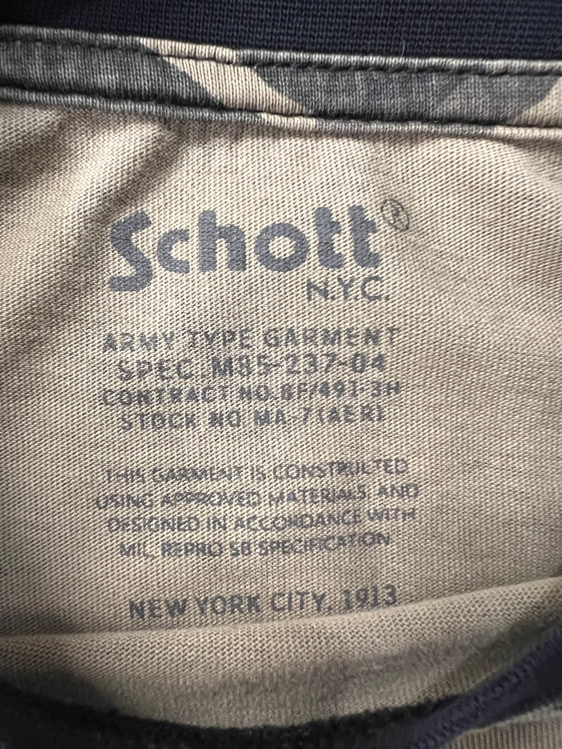 schott 카모플라주 반팔티셔츠 상품이미지5