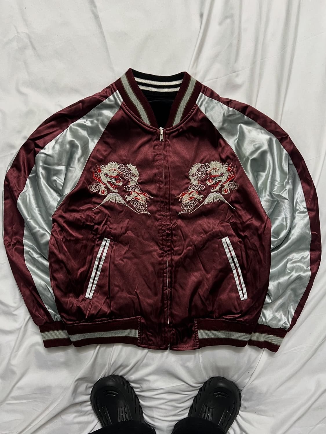 호시히메 벨벳 리버시블 스카쟌 자켓 상품이미지3