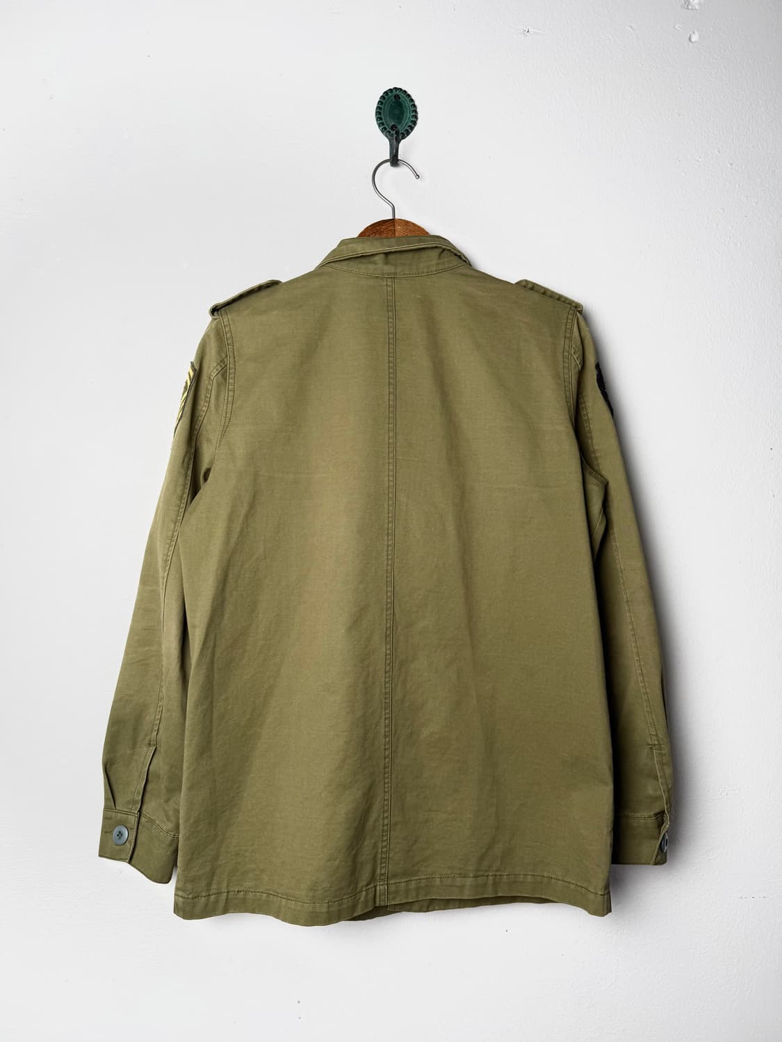 빈티지 주얼리 트리밍 밀리터리 셔츠 상품이미지3