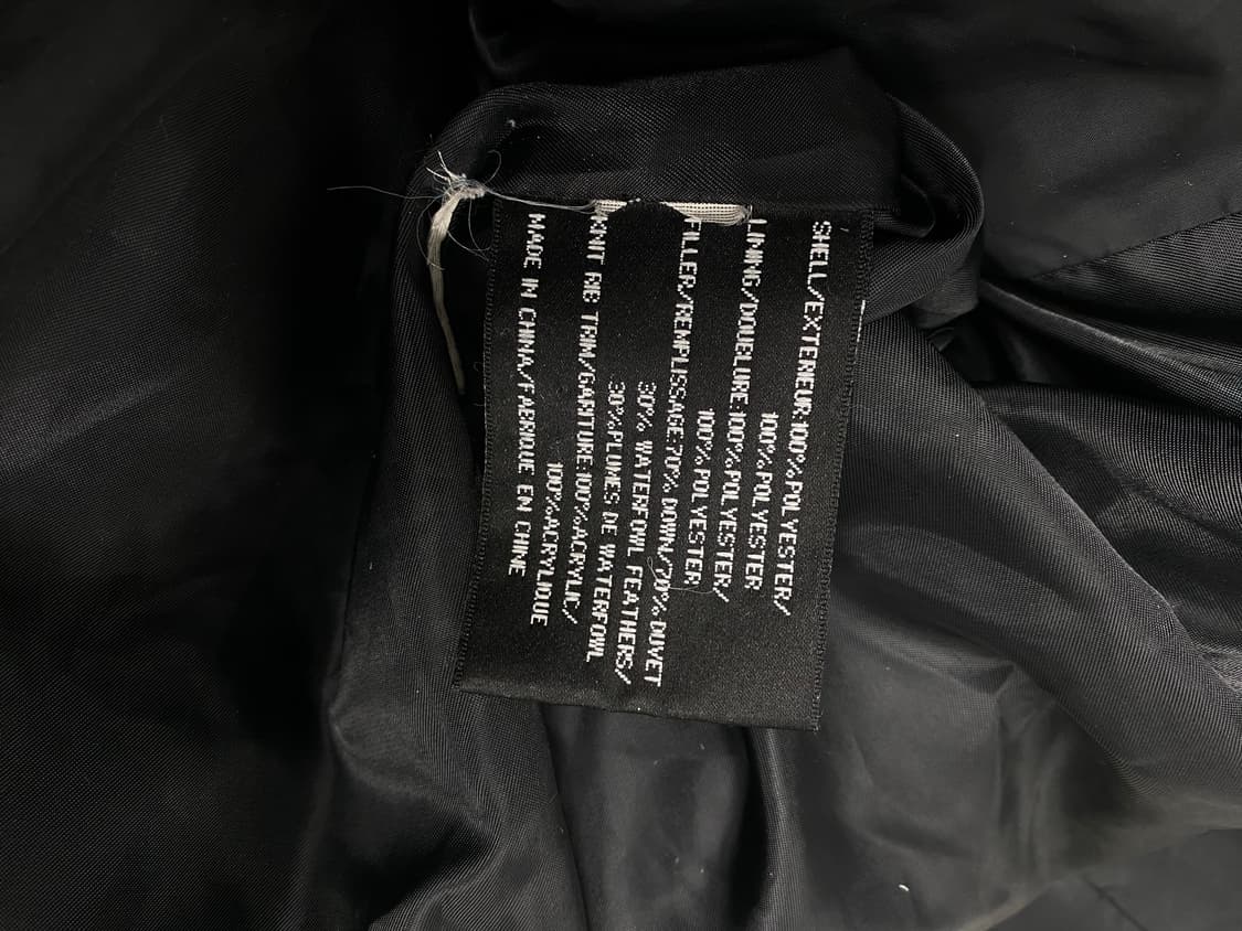  DKNY 블랙 덕다운 코트 패딩 L 상품이미지6