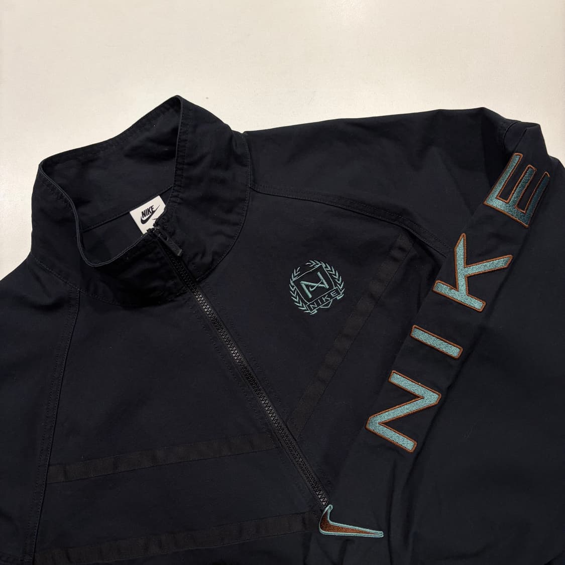 [XL] 나이키 빅스우시 캔버스 블랙 하프집업 바람막이 C839 상품이미지3