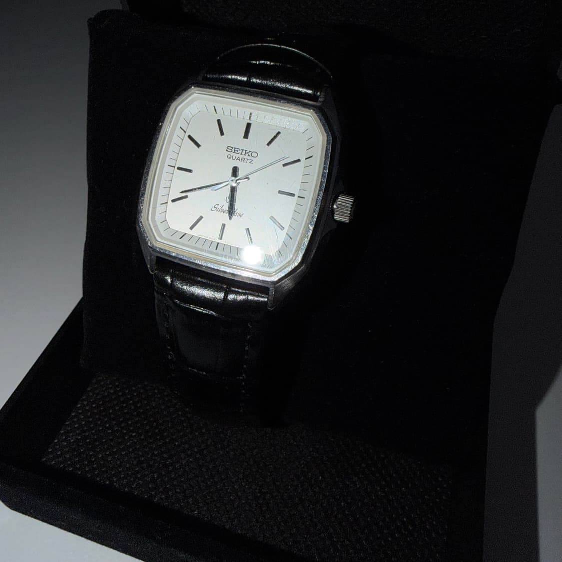 세이코 빈티지 실버웨이브 탱크옥타곤 (고장) 상품이미지3