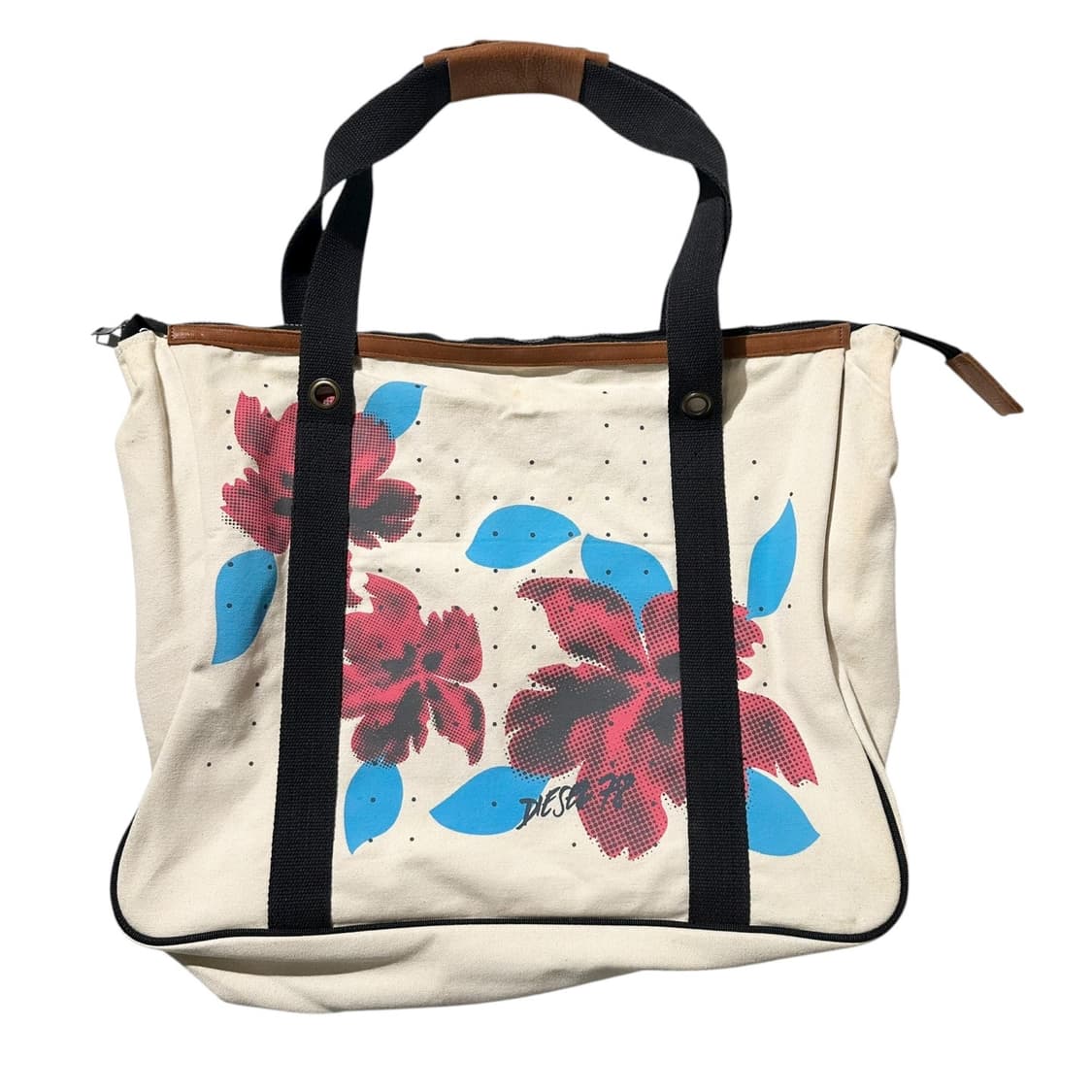 디젤 플라워 캔버스 숄더백 상품이미지2