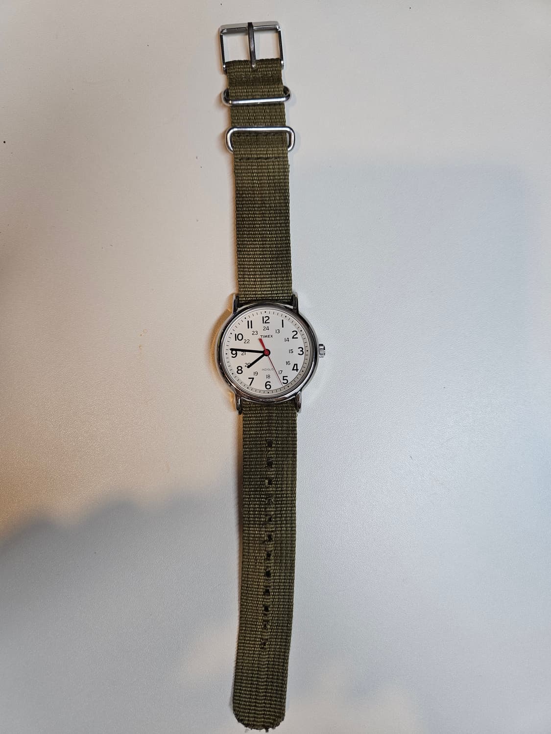 타이맥스 위켄더 올리브밴드 시계 상품이미지4