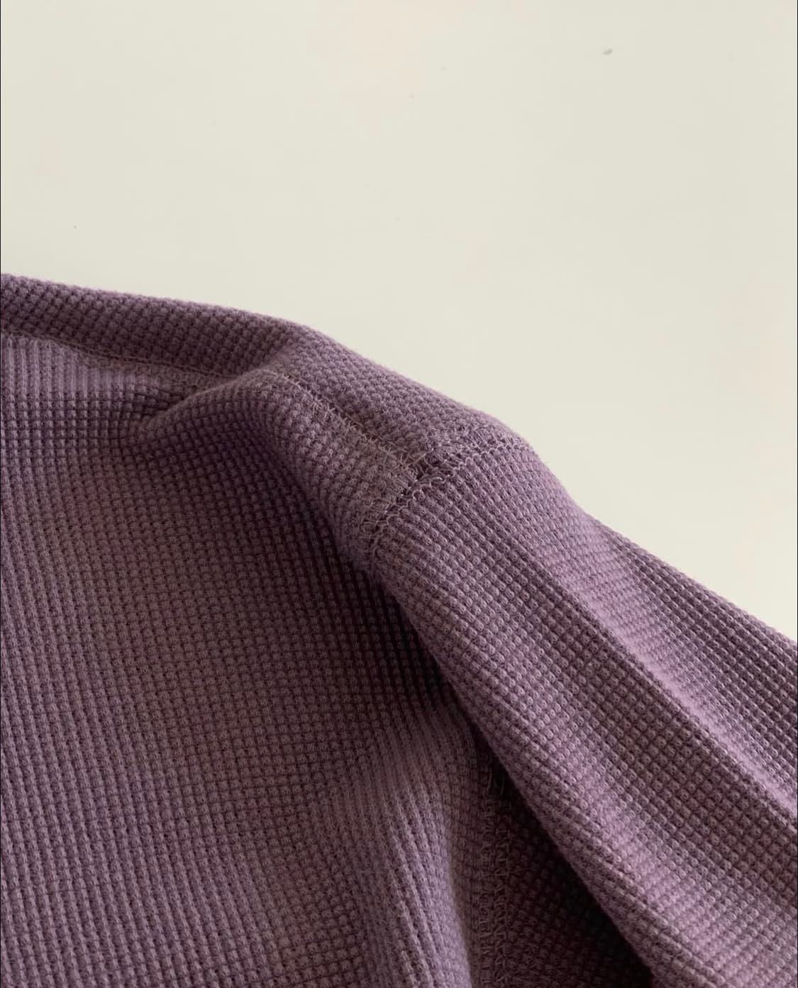 [Sheiscute] Waffle T mauve 상품이미지6