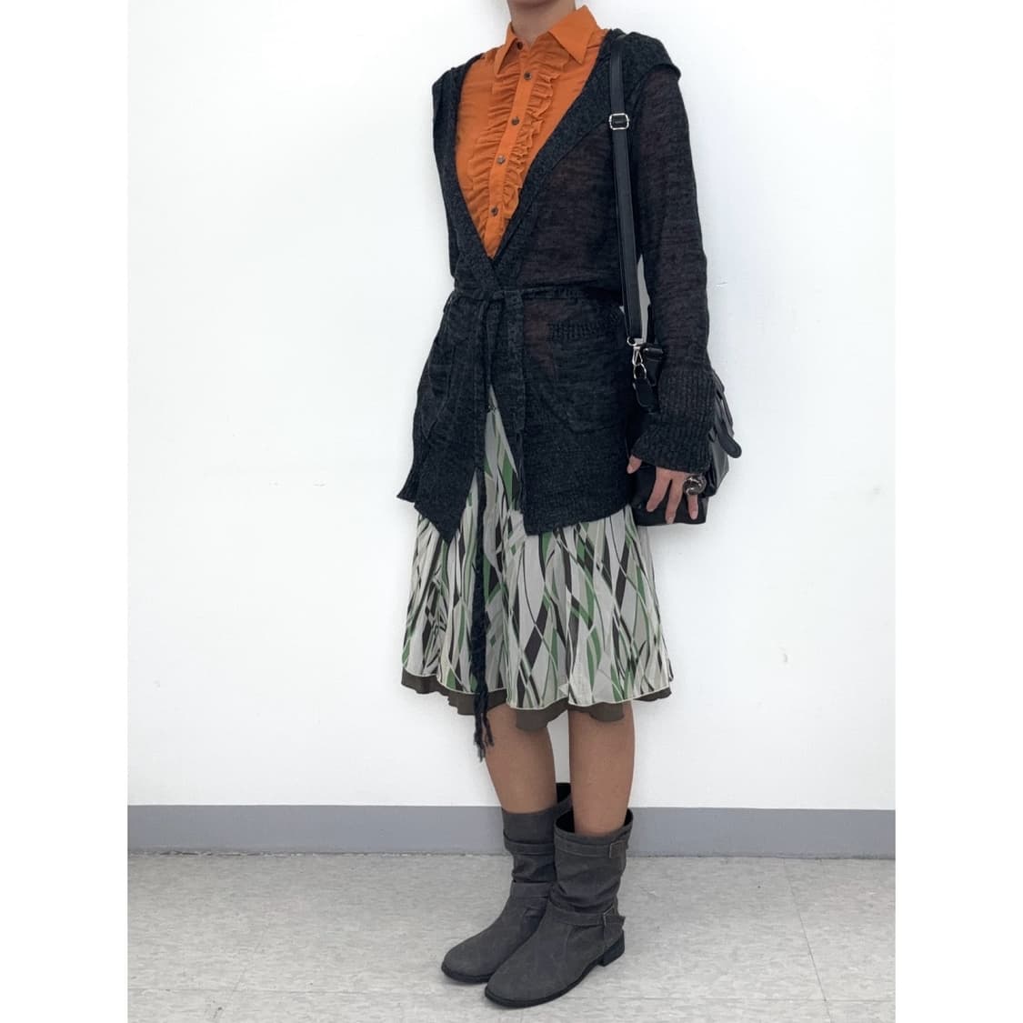 빈티지 미디 스커트 상품이미지2