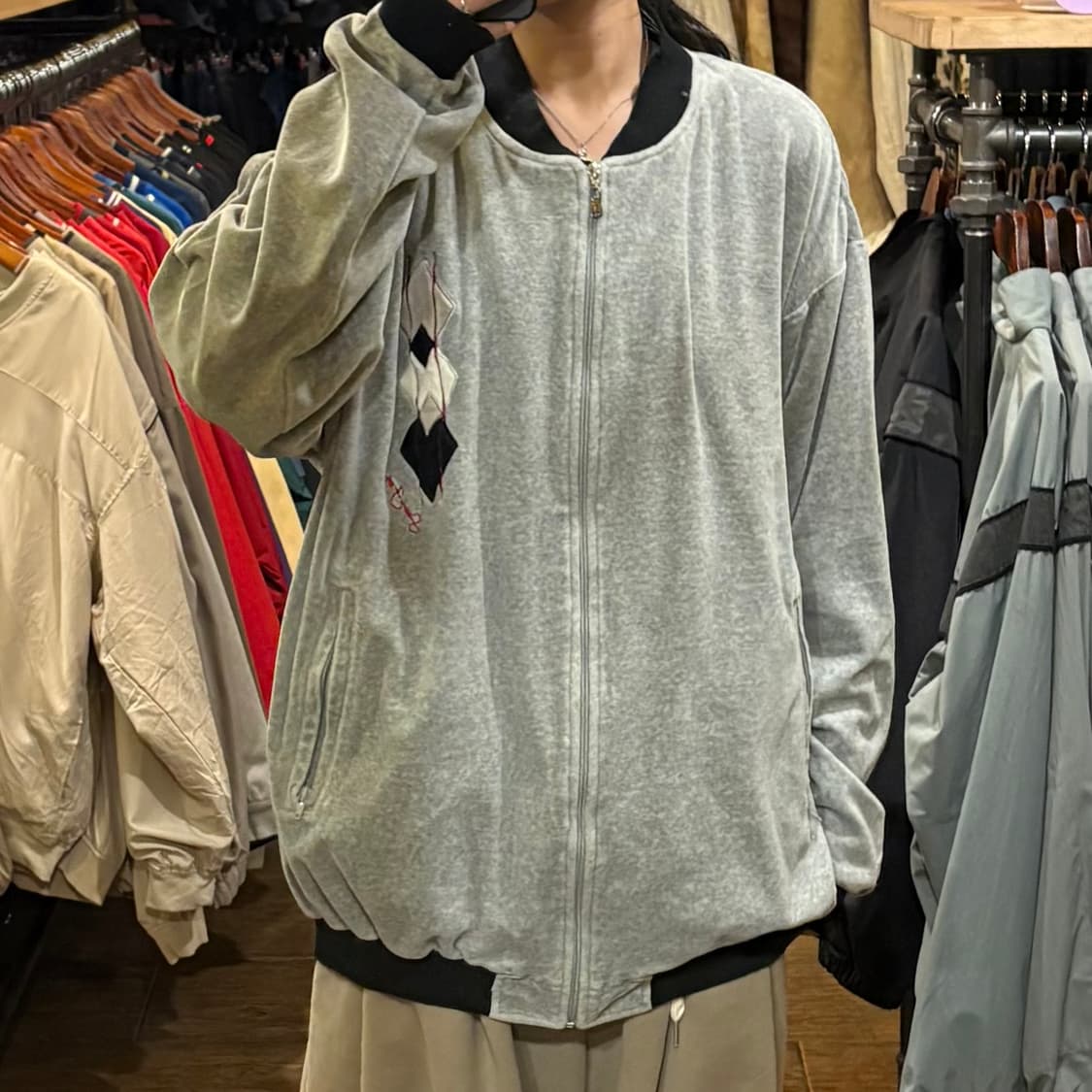 [HI] VTG 벨벳져지 그레이 상품이미지2