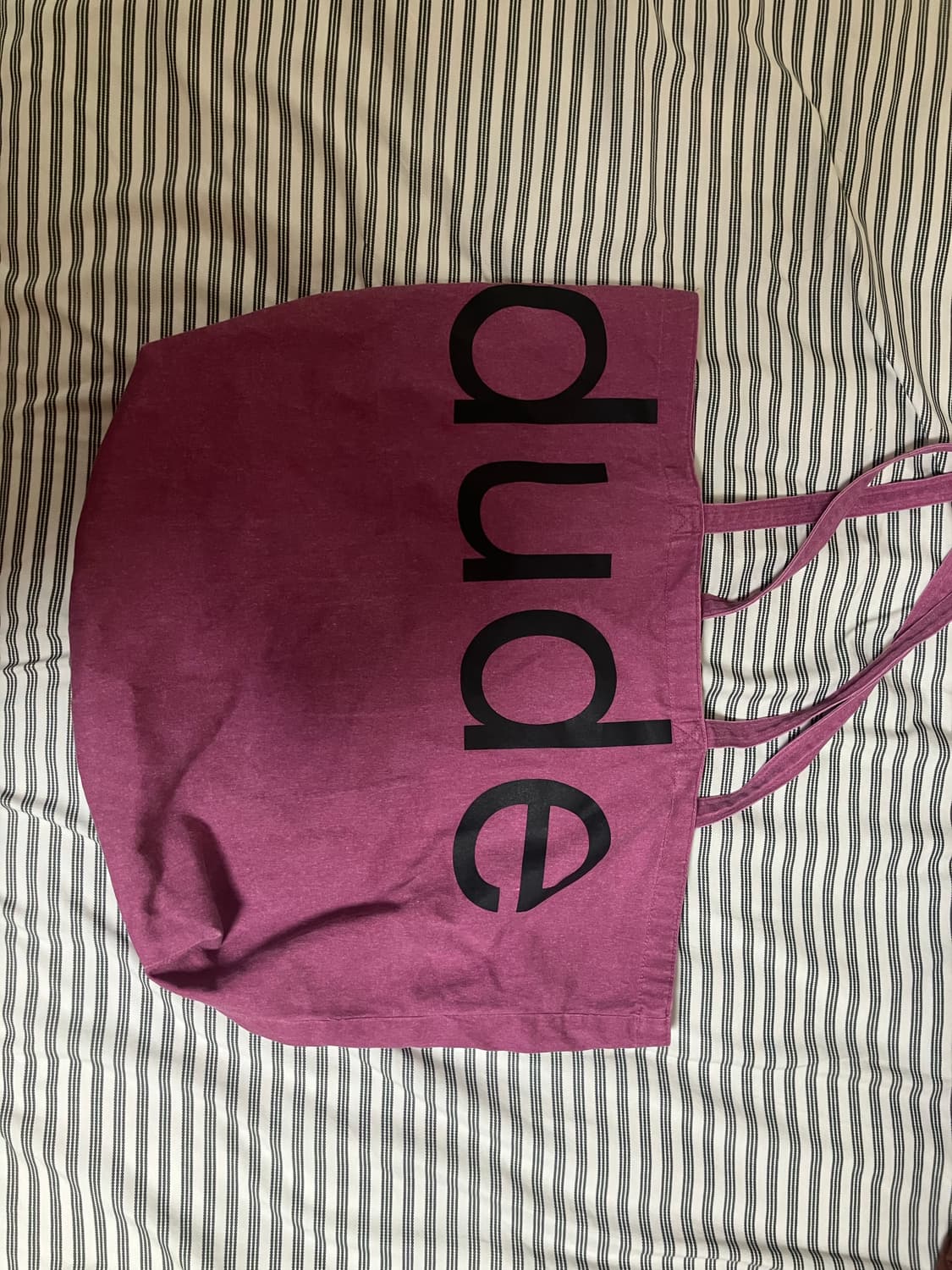 헬로듀드 빅 토트 백(그레이프) 상품이미지5