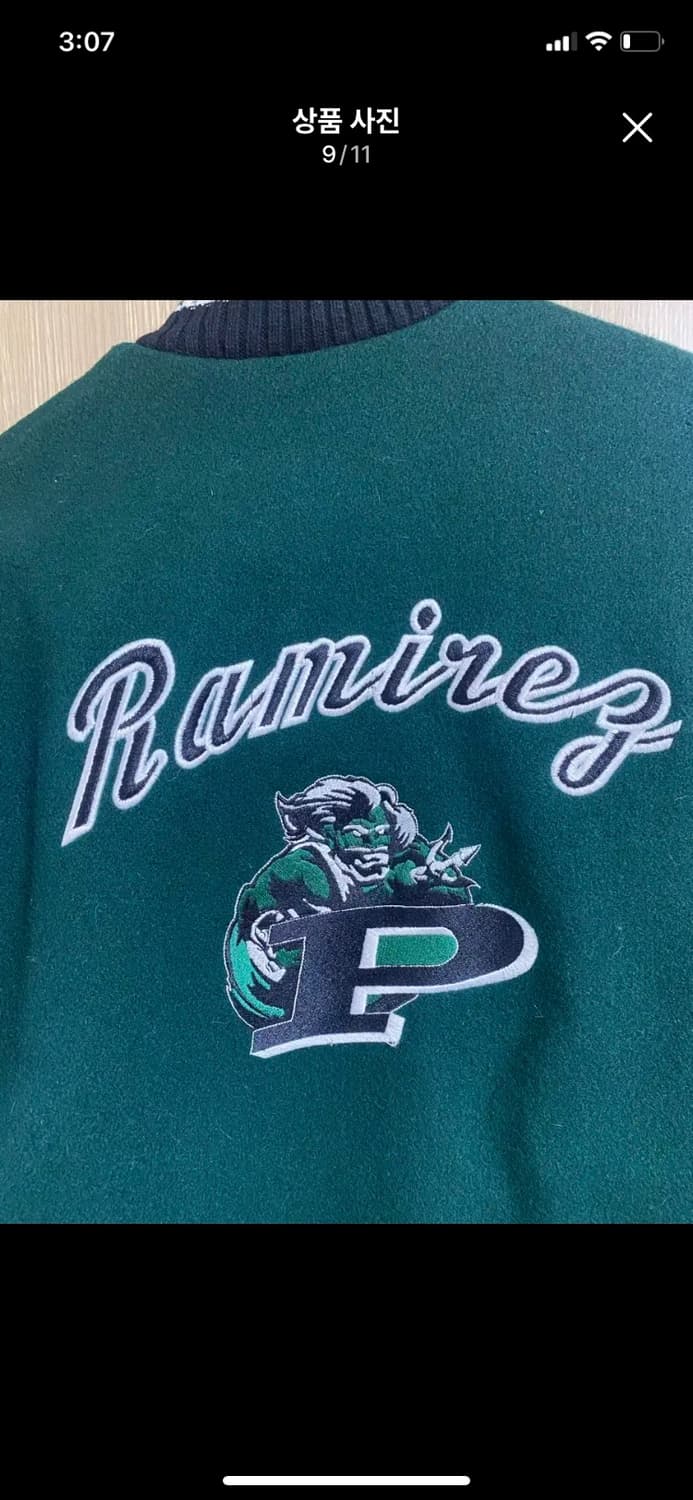 [JG APPAREL] 울레더 바시티 자켓 S사이즈 MADE IN USA 상품이미지9