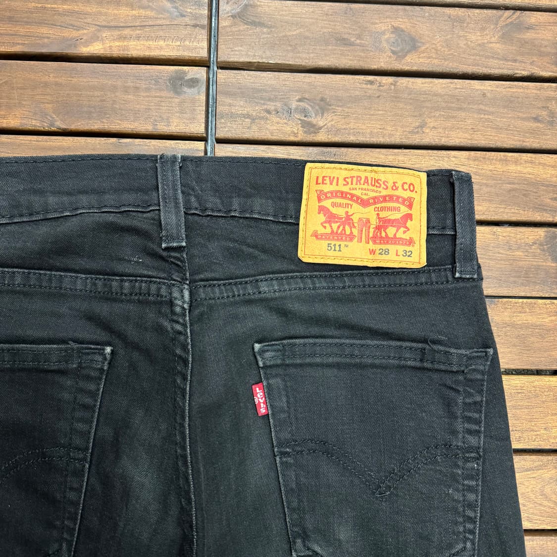 리바이스 511 슬림 블랙진 (28)   상품이미지3