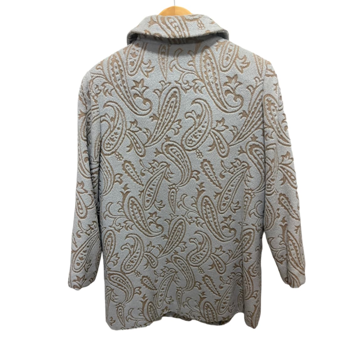 빈티지 스카이그레이 페이즐리 패턴 코트 상품이미지8
