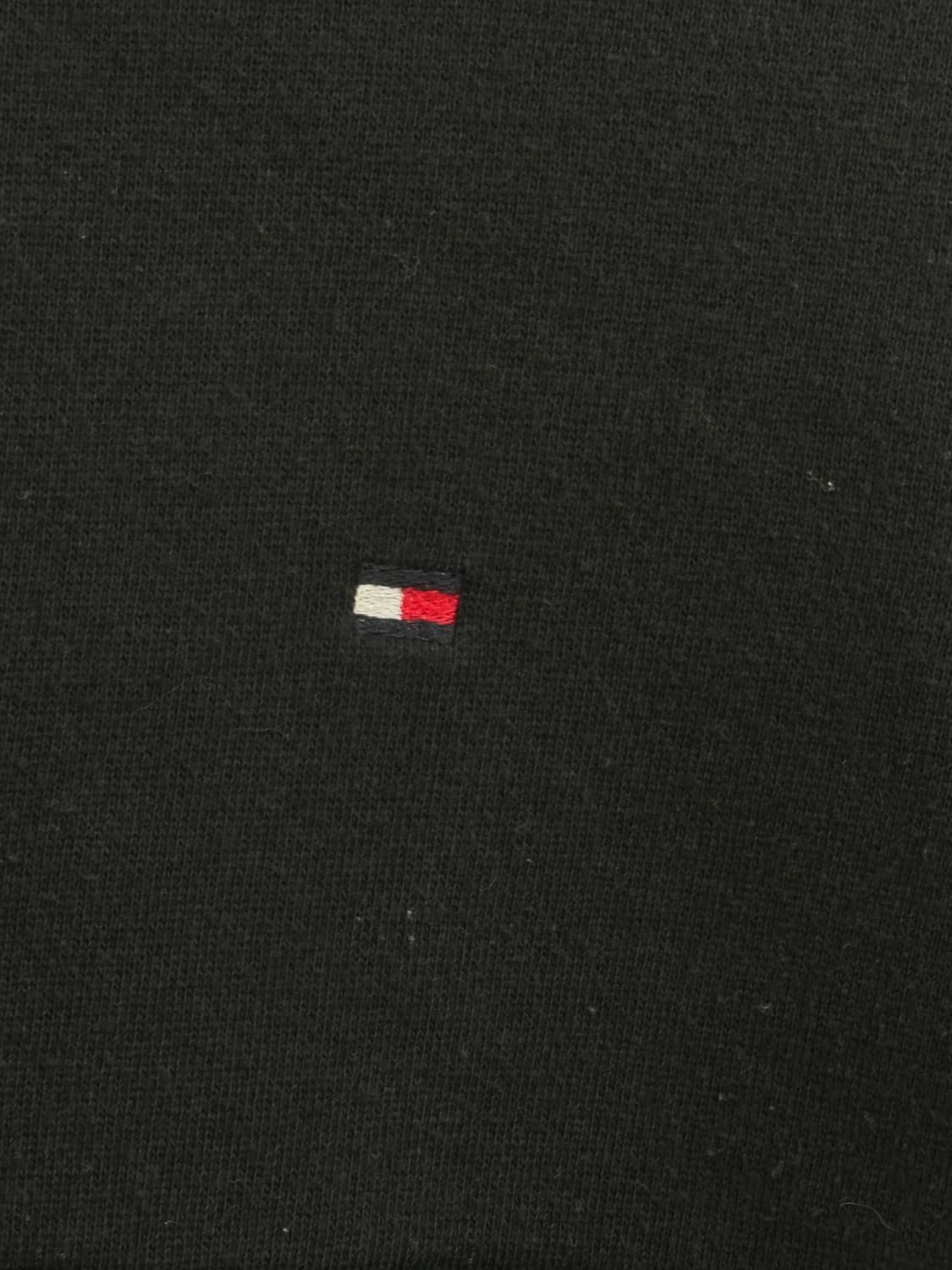 타미힐피거 반집업 블랙 자수로고 정품 맨투맨 상품이미지2