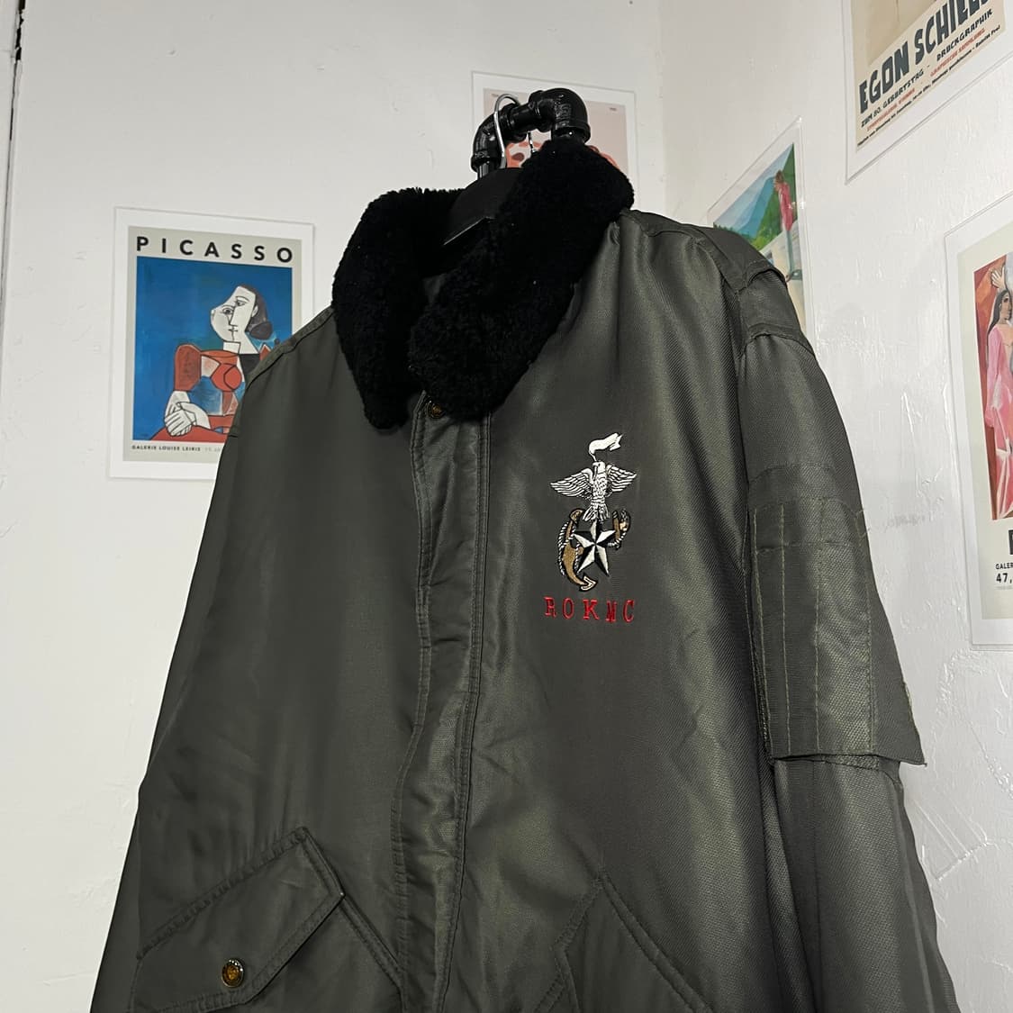 ROKMC 자수 항공점퍼 상품이미지4