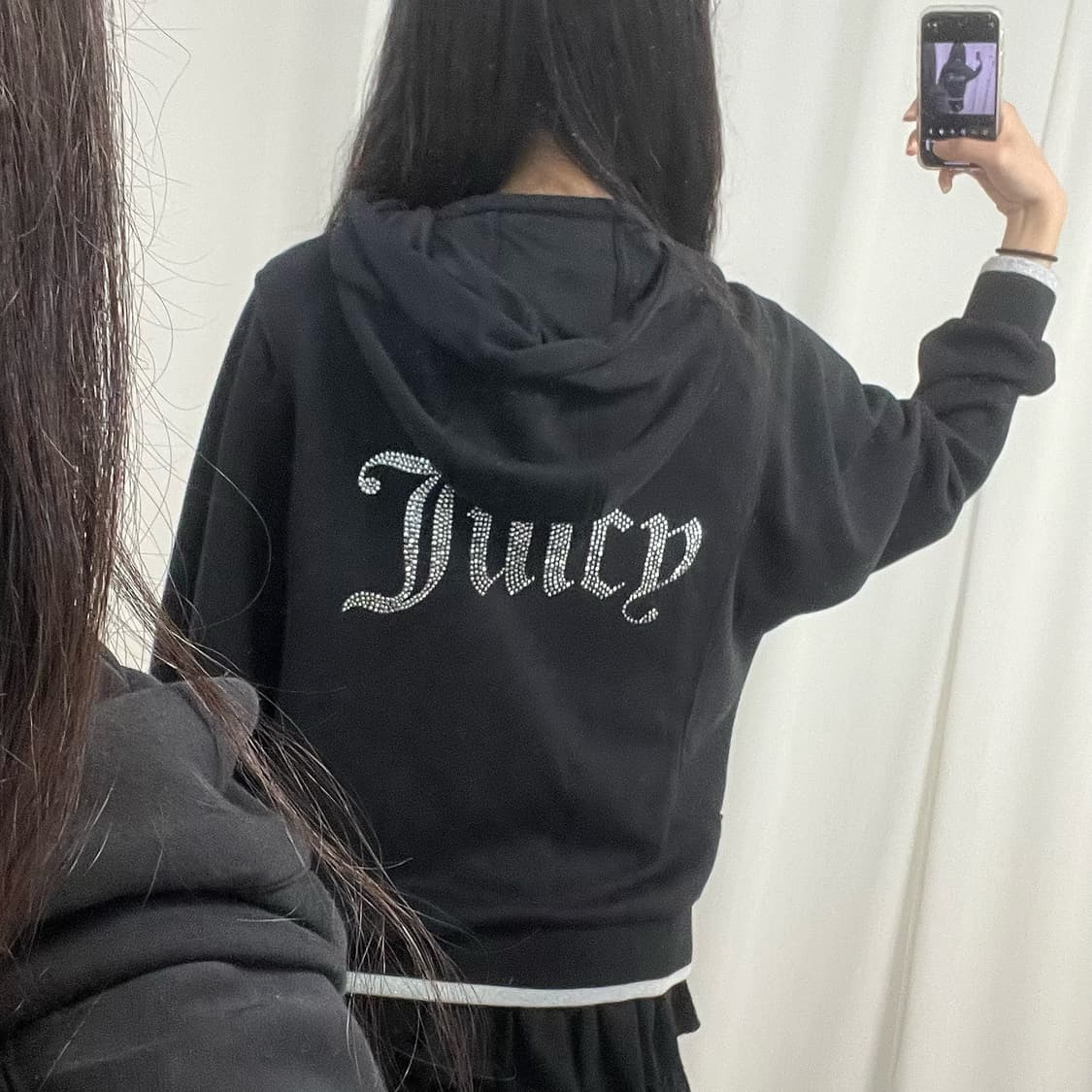 Juicy Couture black hood zip-up 상품이미지3