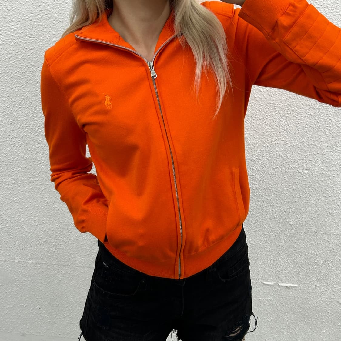 폴로 랄프로렌 오렌지포니 오렌지 집업 M 상품이미지1