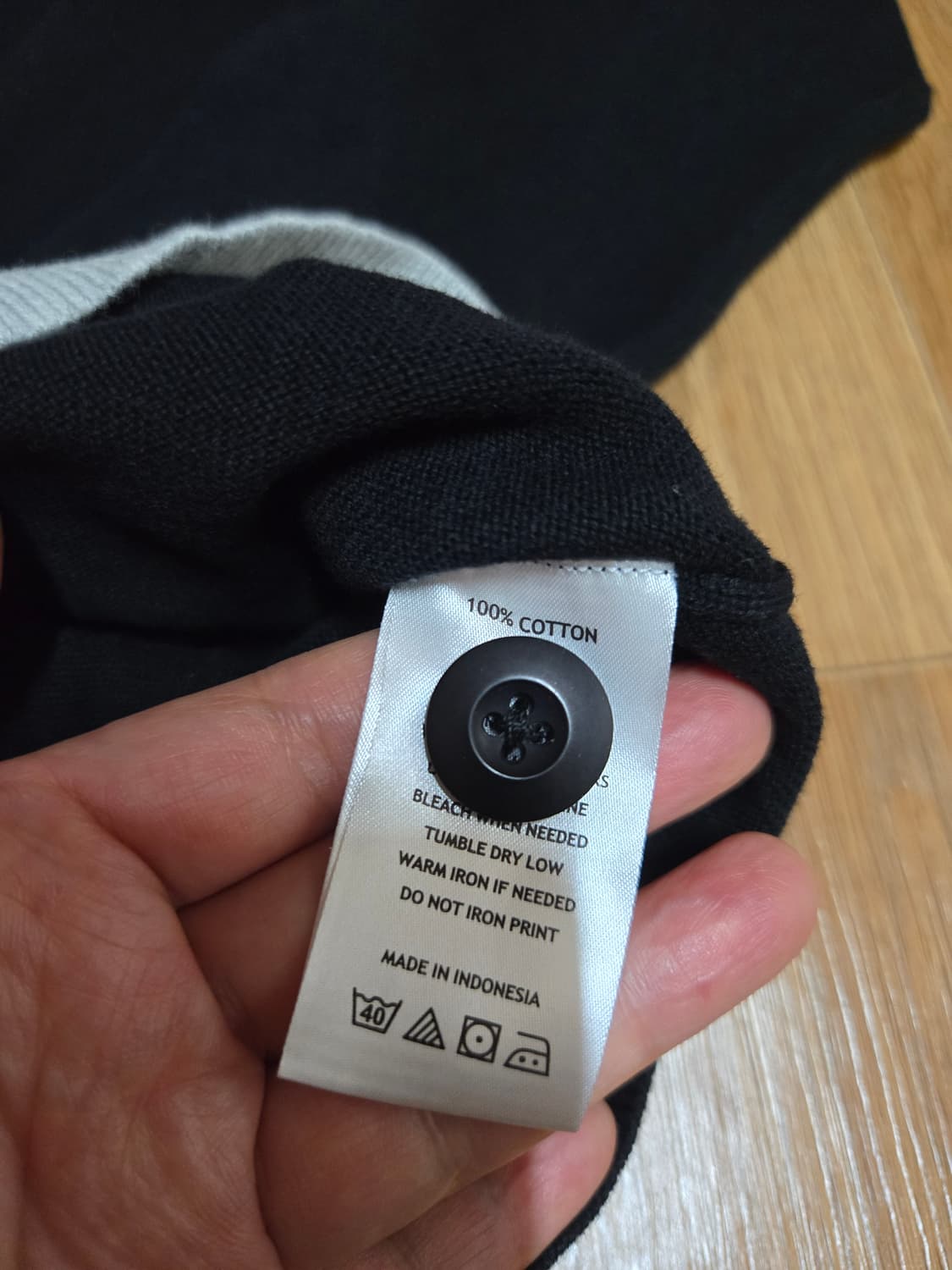 폴로 랄프로렌 정품 코튼 배색 가디건 상품이미지7