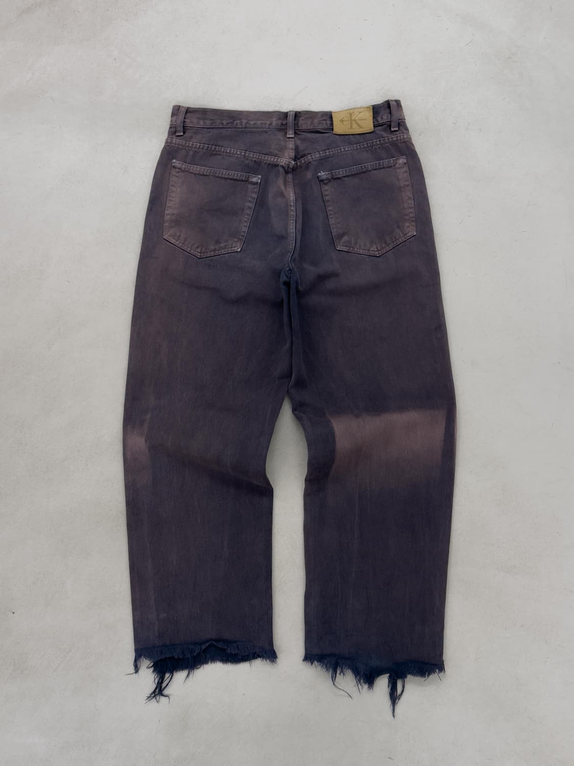 90s 캘빈클라인 페이딩 데님 팬츠 상품이미지5