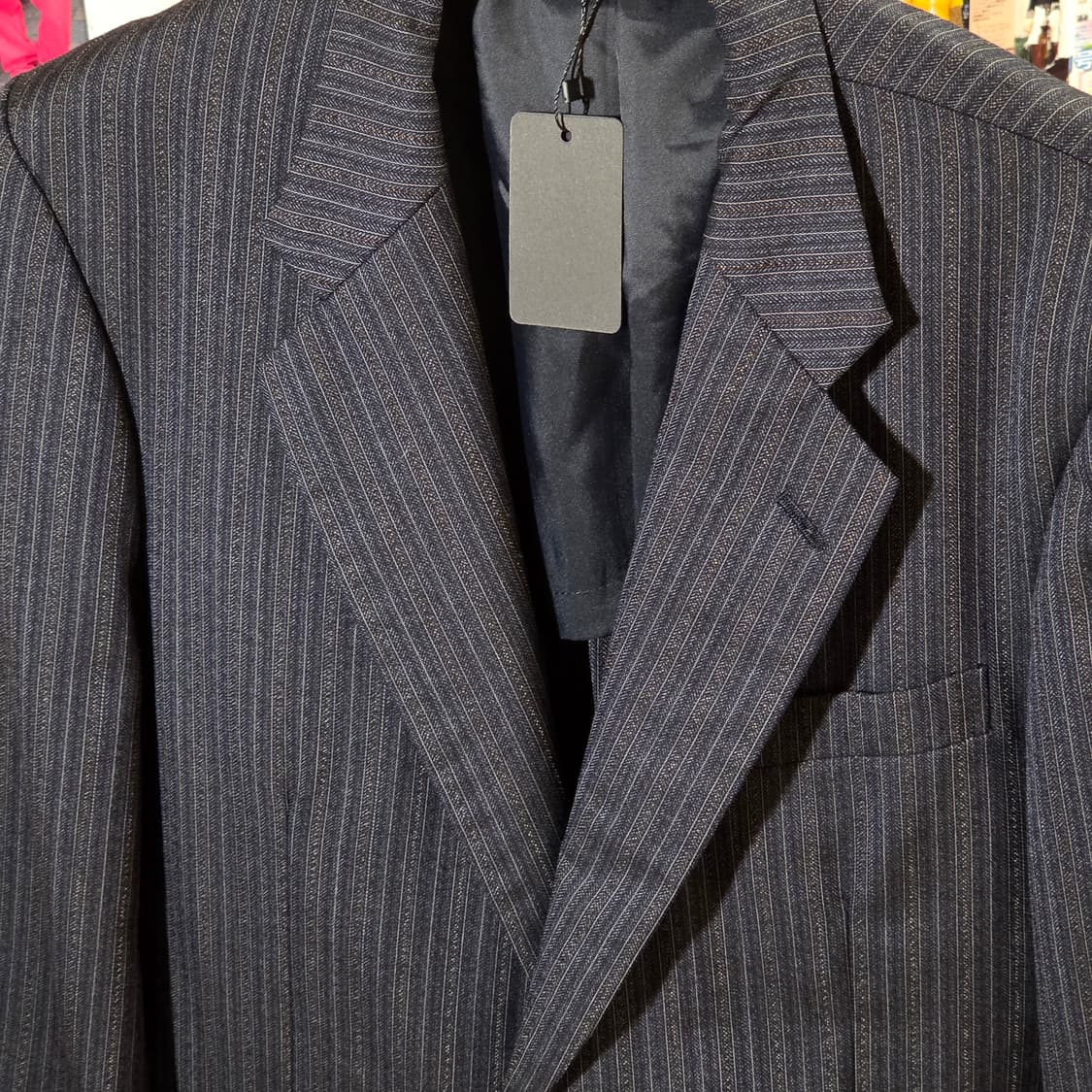 JPN 에스닉 스트라이프 네이비 블레이저 상품이미지4