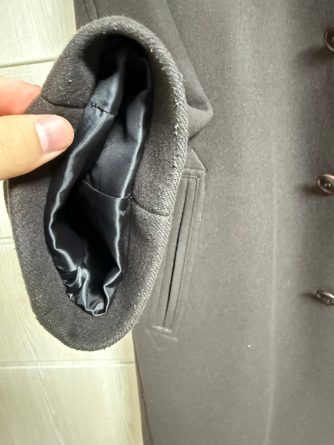 쿠어 mtr 발마칸 코트 딥브라운 S사이즈 상품이미지7