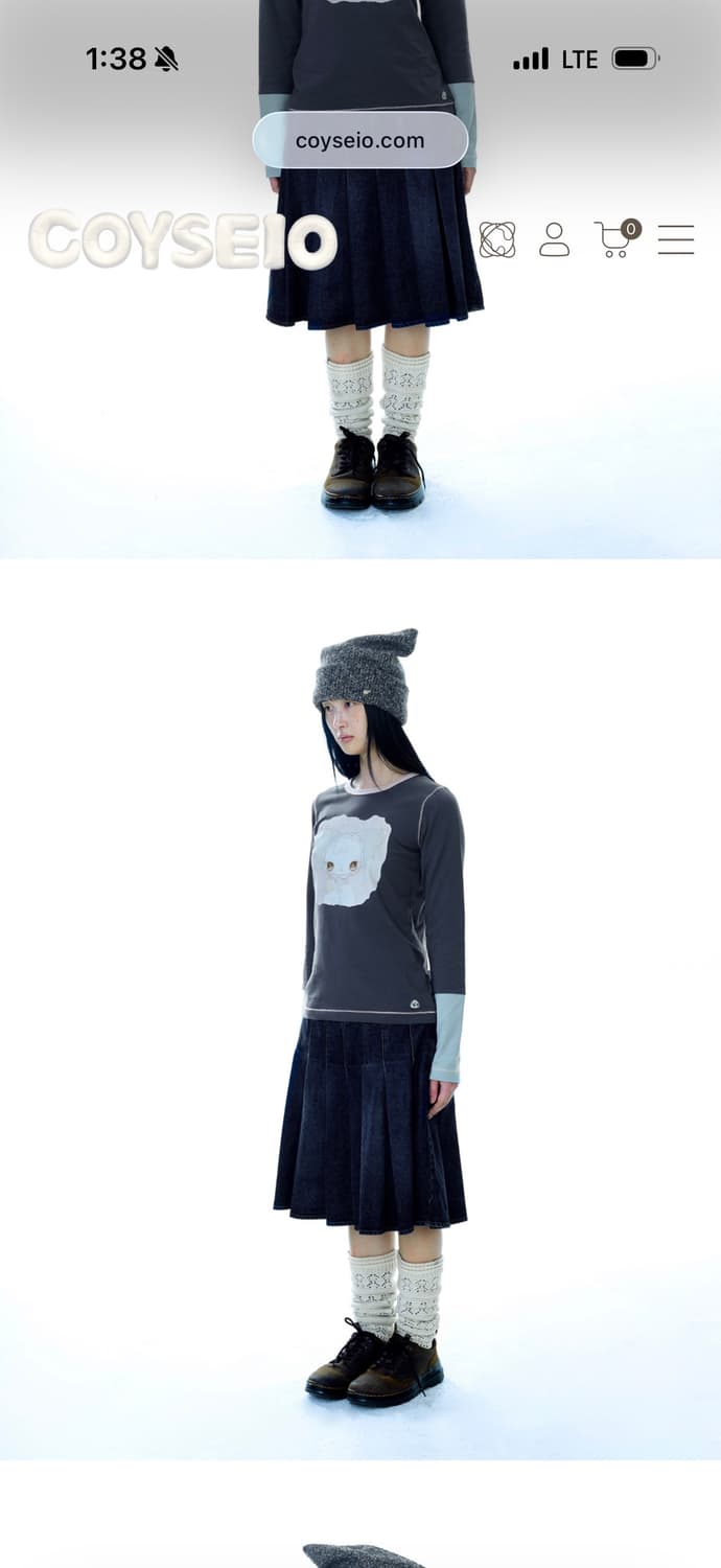 코이세이오 청치마 1사이즈 DENIM SKIRT 상품이미지2