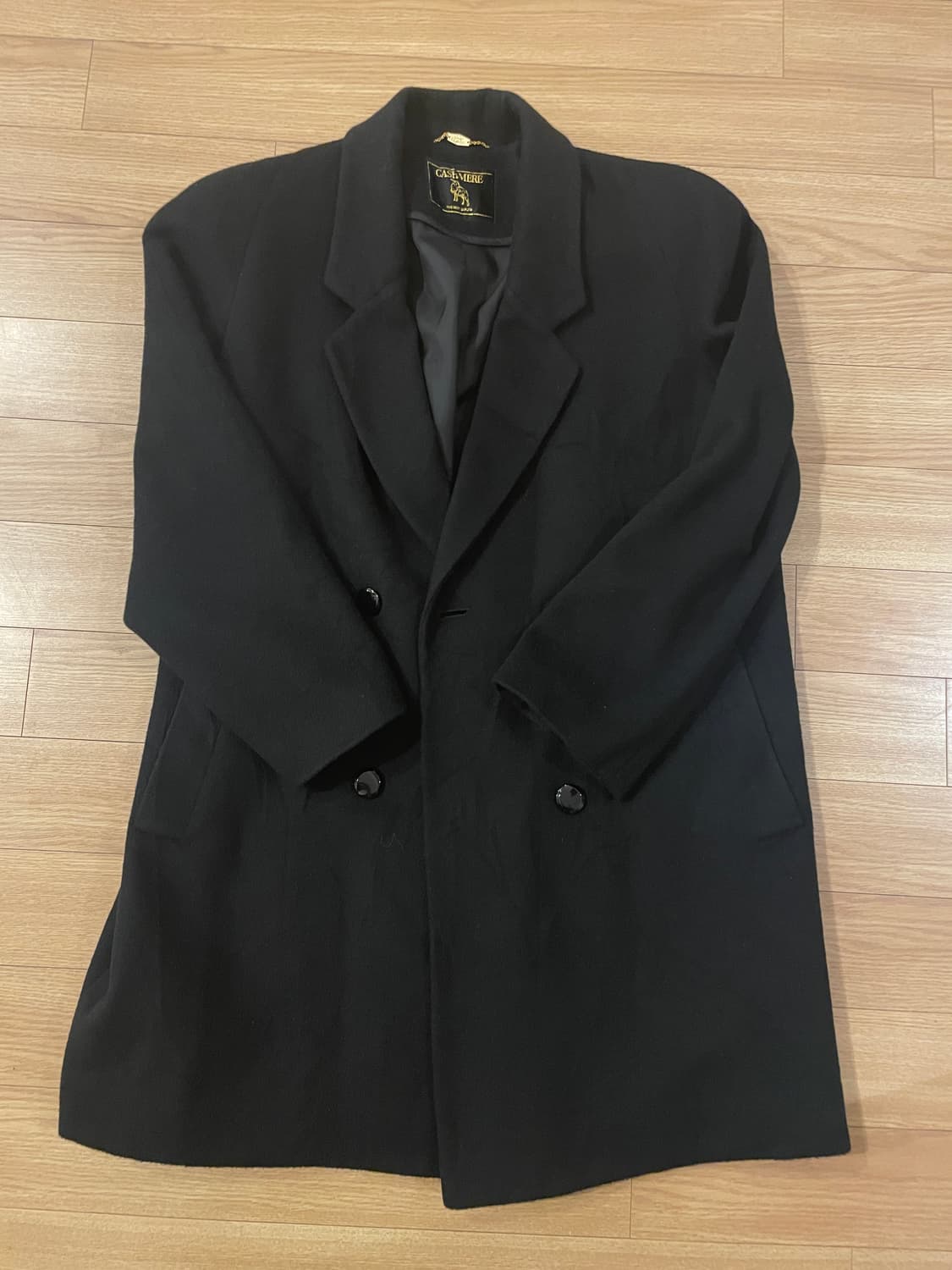 (정가20) 일본 빈티지샵 캐시미어 코트 상품이미지3