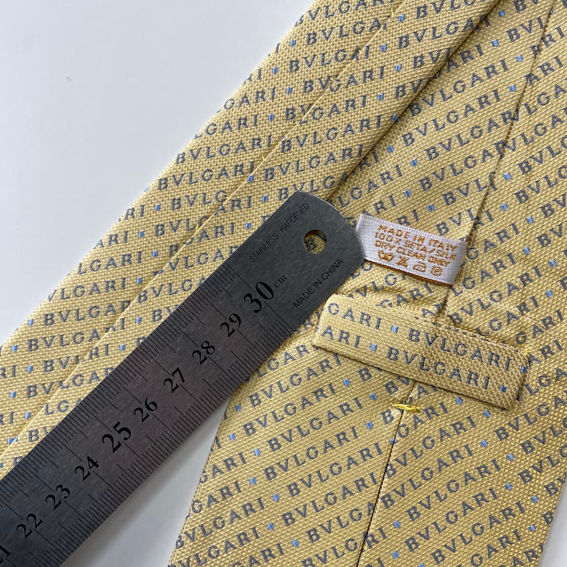 불가리(bvlgari) 영문 모노그램 정품 명품넥타이 상품이미지7