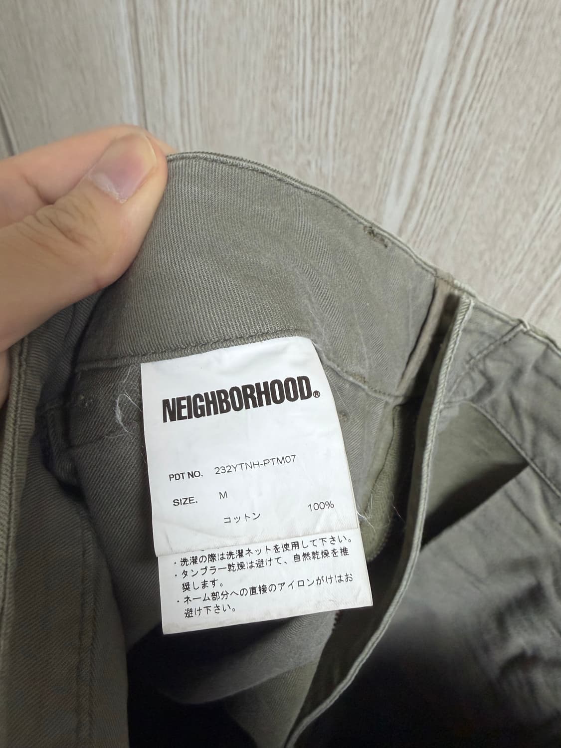 네이버후드 23aw Savage 치노 올리브 M 상품이미지8