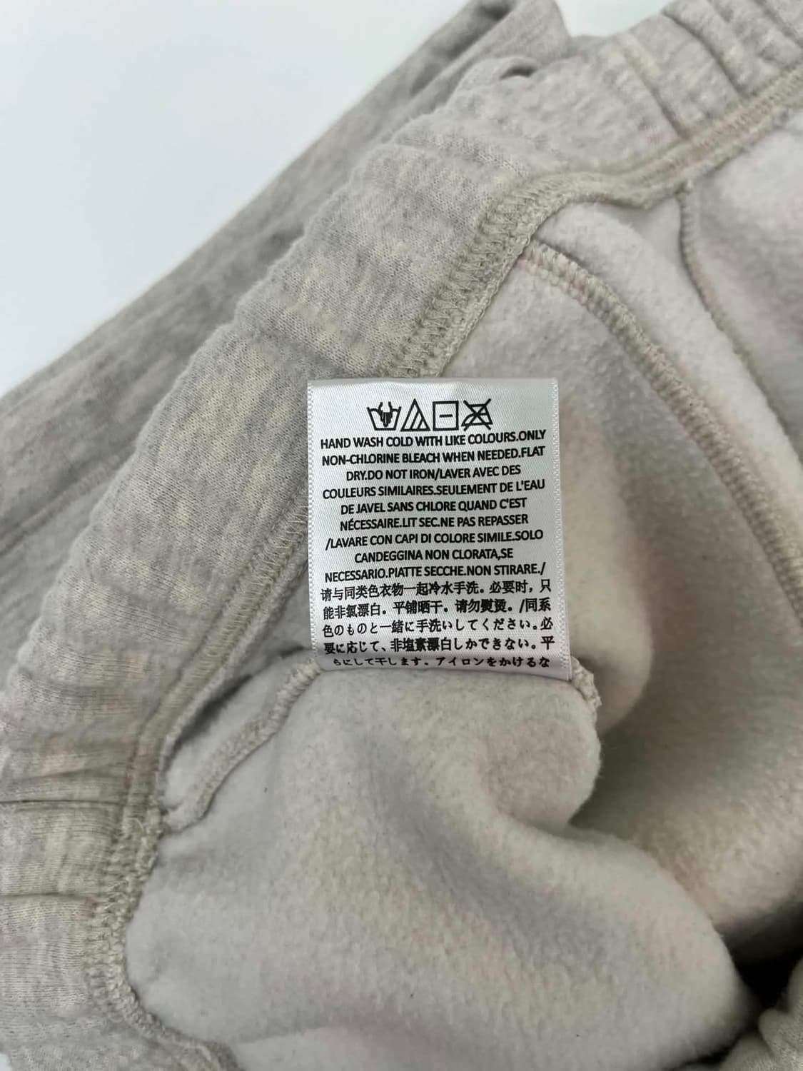 [XL] 에센셜 피어오브갓 라이트오트밀 스웻 하프 팬츠 반바지 상품이미지5