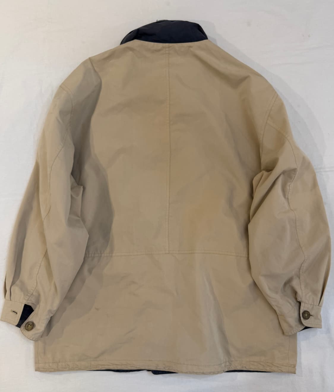 90s YSL 입생로랑 리버시블 블루종 사파리 자켓 베이지 상품이미지5