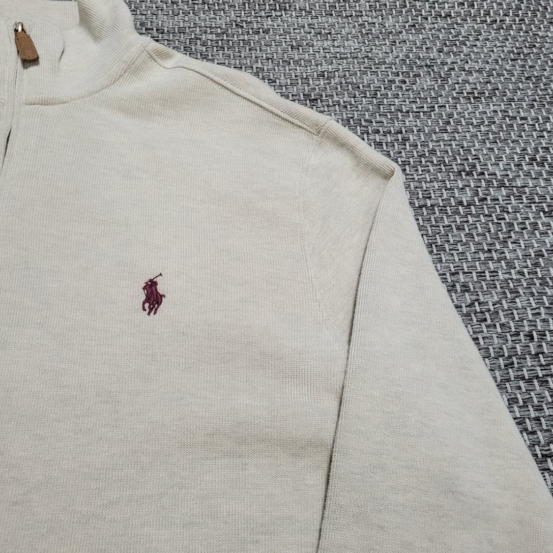 (미사용 새상품)폴로 반집업 니트 상품이미지4