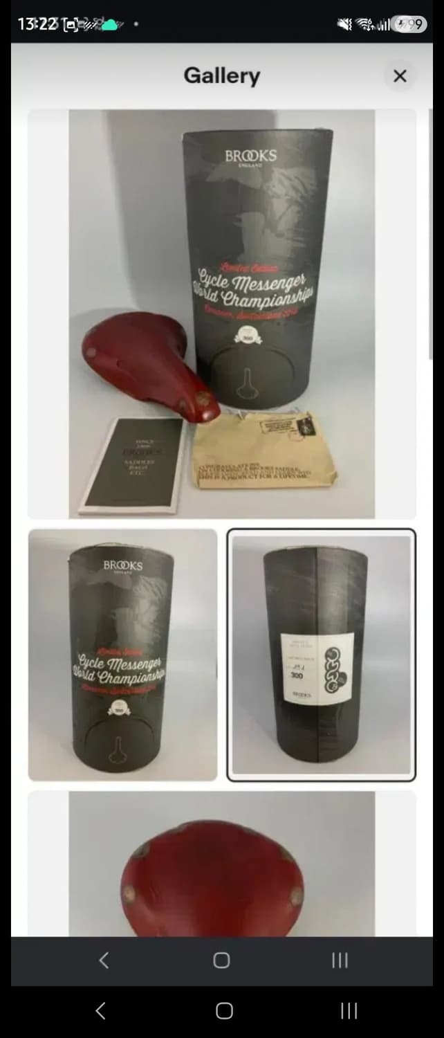 Brooks 브룩스 극희귀 레어 가죽안장 CMWC Messenger 상품이미지8