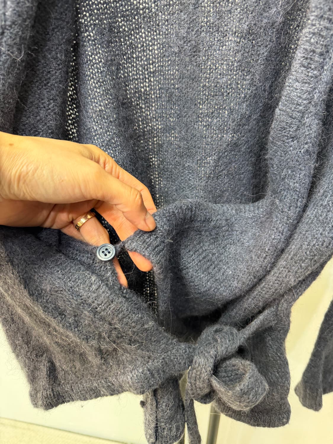 정품) COS 코스 여성 그레이 가디건 S 상품이미지4