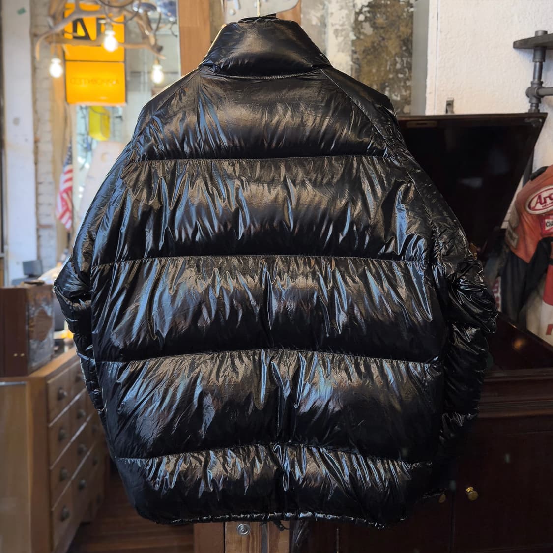 GERRY 구스다운 자켓(유광블랙) 상품이미지4