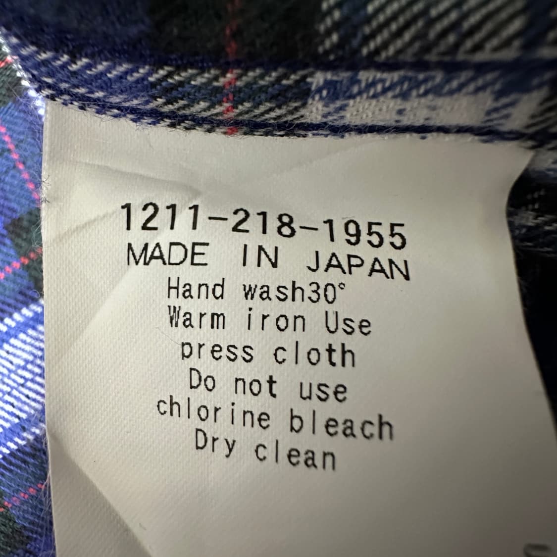 UNITED ARROWS japan made check shirt 상품이미지4