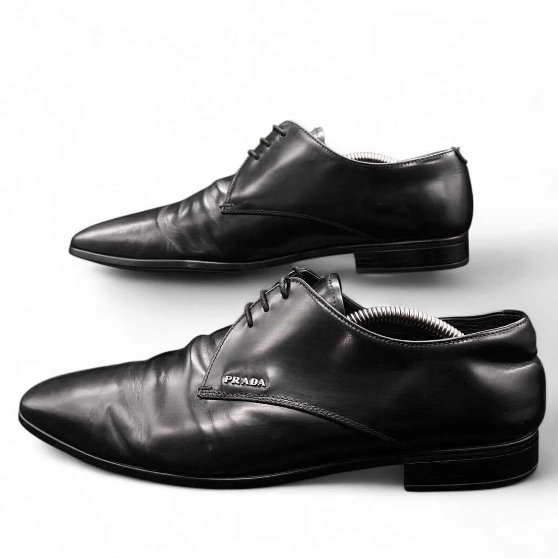프라다 로고 플레인토 더비슈즈 상품이미지4