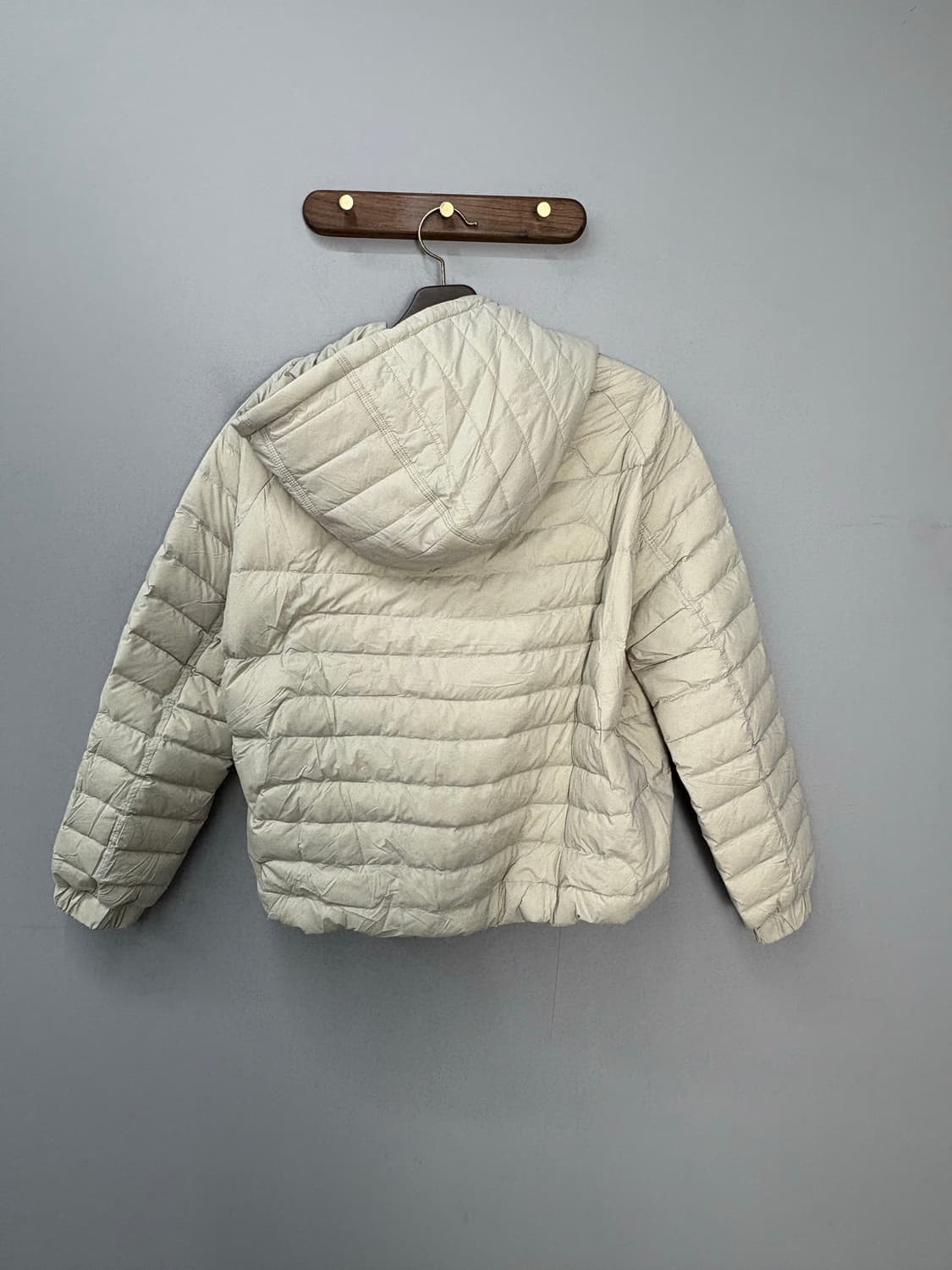 빈티지 라이트베이직 후드 경량패딩 A3045 상품이미지5