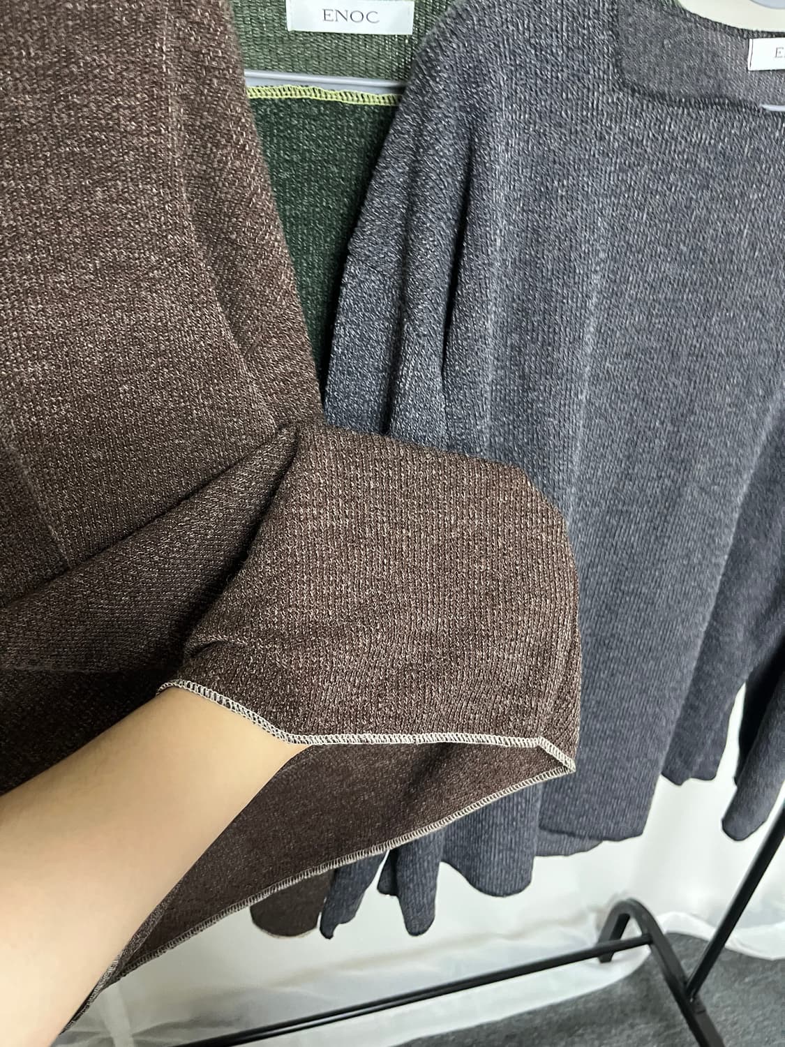 썸머 보타닉 스퀘어넥 니트 티셔츠 상품이미지6