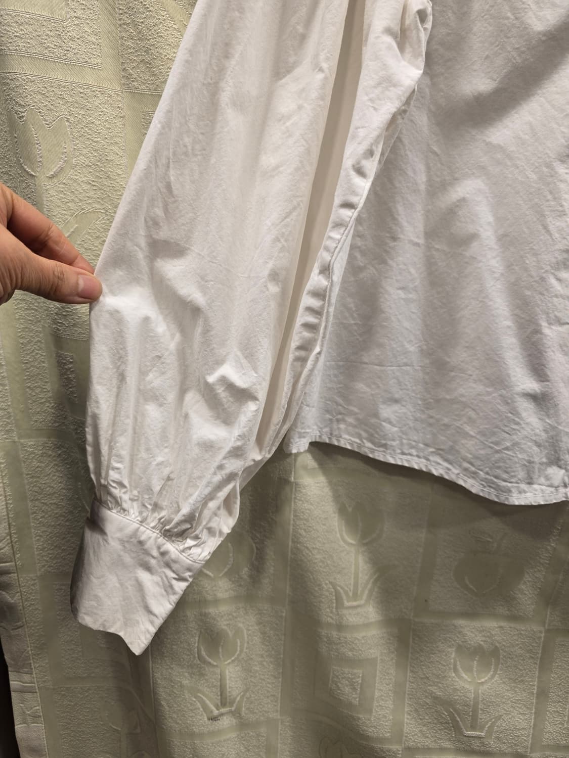 제리쉬 Zyelish 둥근 카라 면 블라우스 프리사이즈 상품이미지5