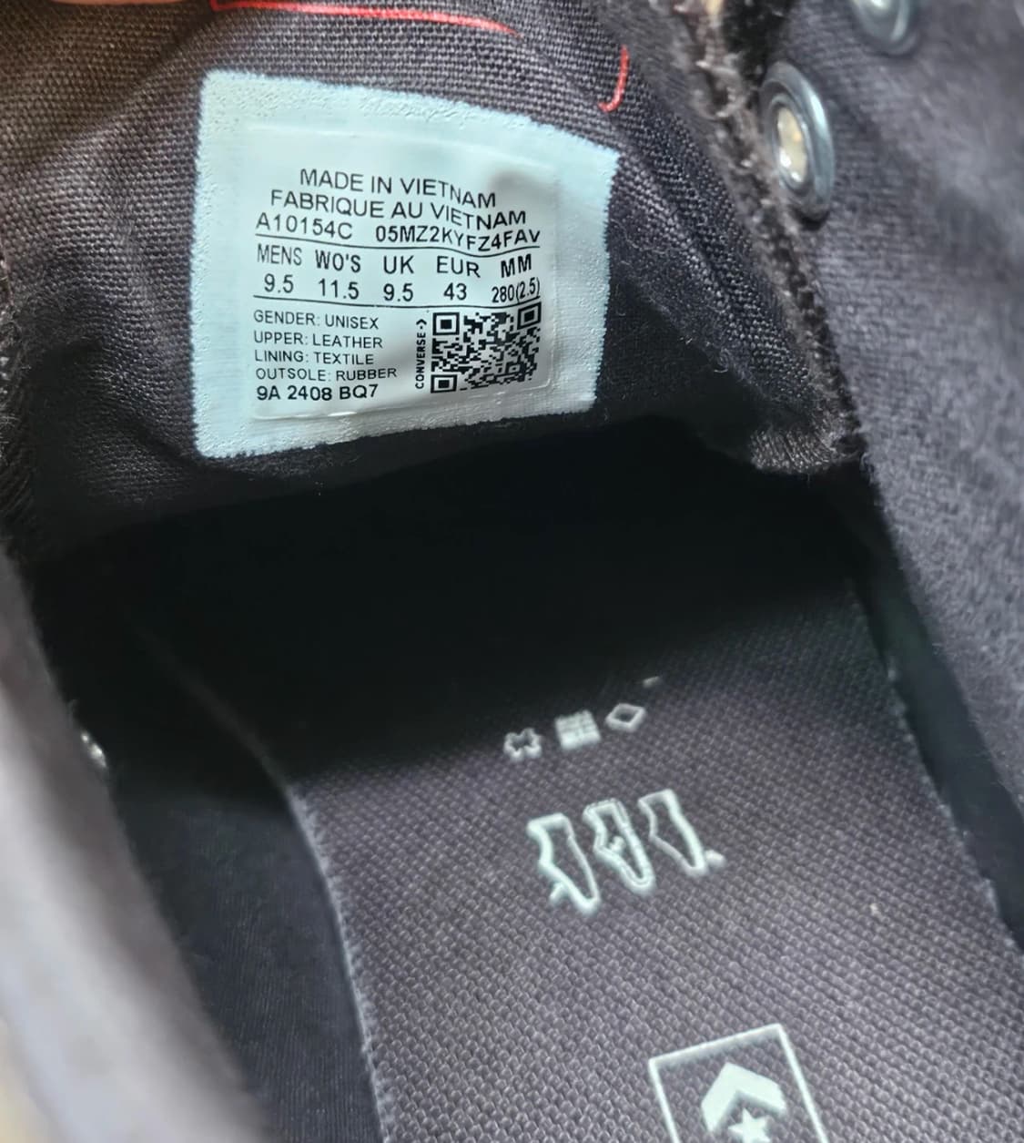 컨버스 척 70 레더 컨버스 하이 브라운 상품이미지7