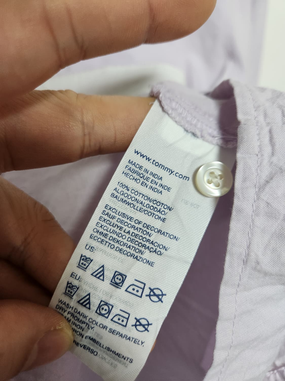 타미힐피거Tommy 코튼 셔츠 XL - S167 상품이미지6