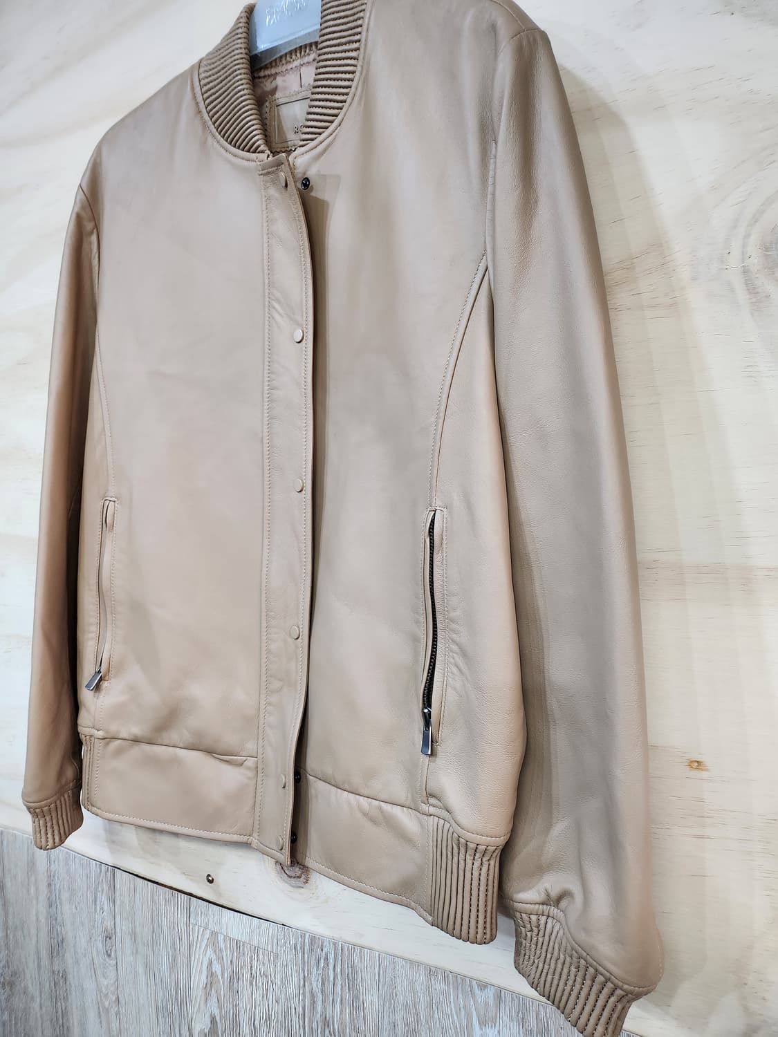 619 로보 양가죽 봄버 자켓 상품이미지3