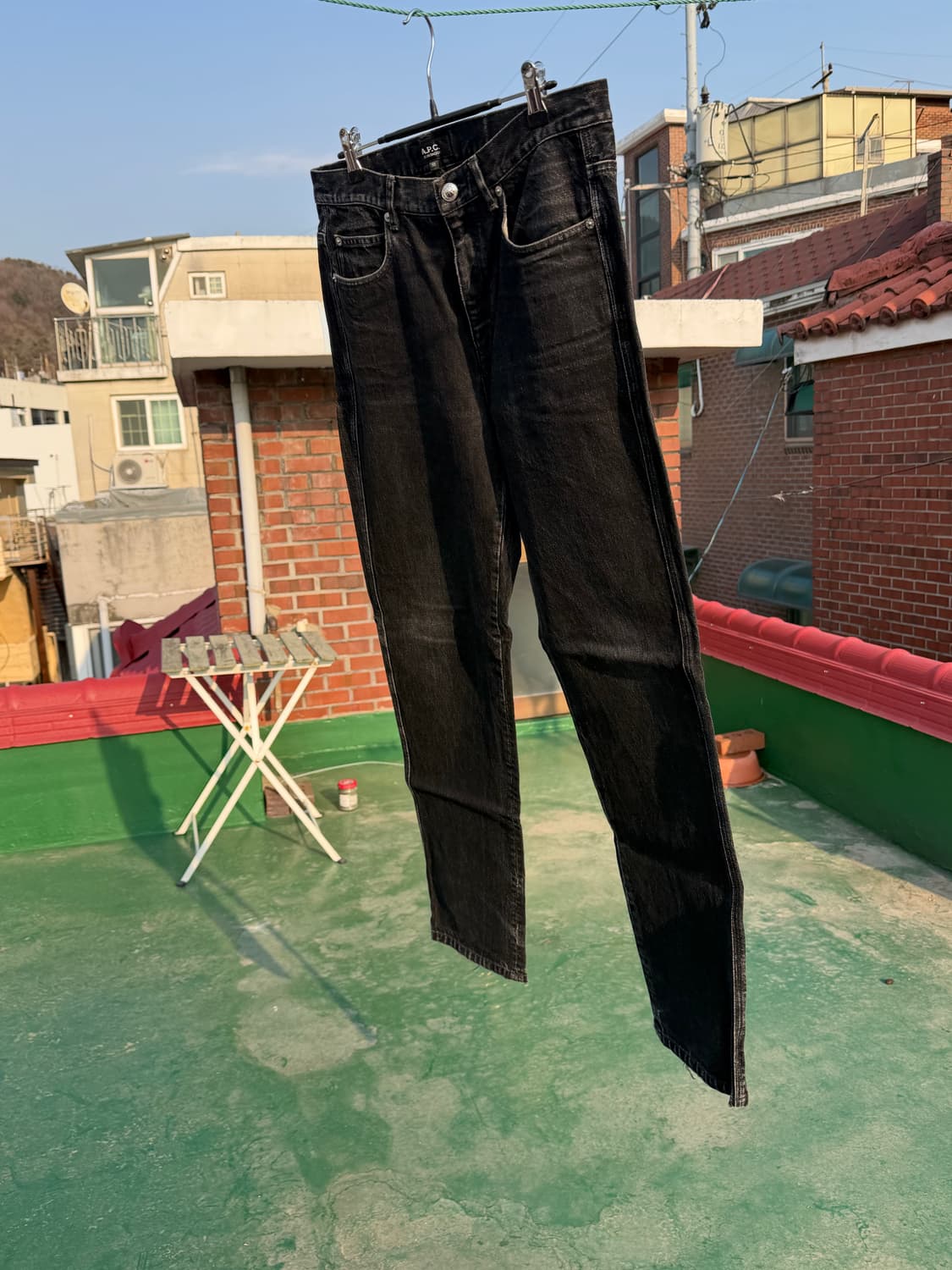 아페쎄 흑청 데님 상품이미지2