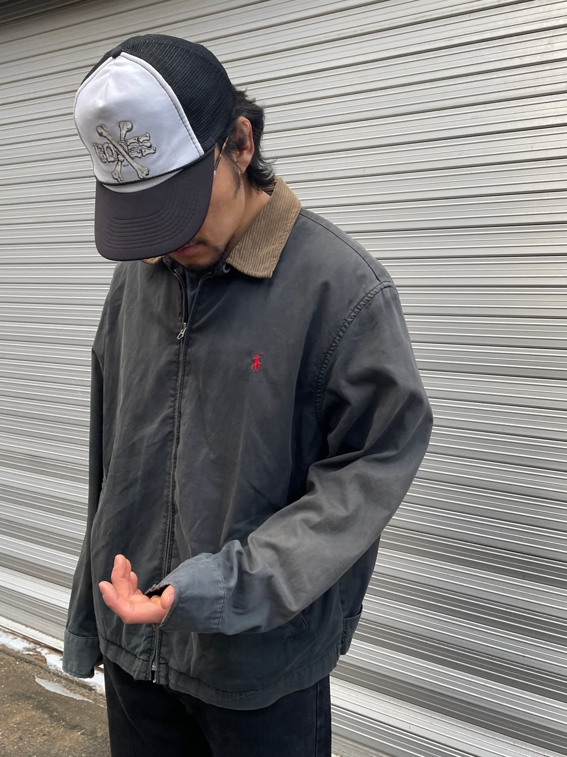 90s PRL Hard Faded Corduroy Swing Top 상품이미지4