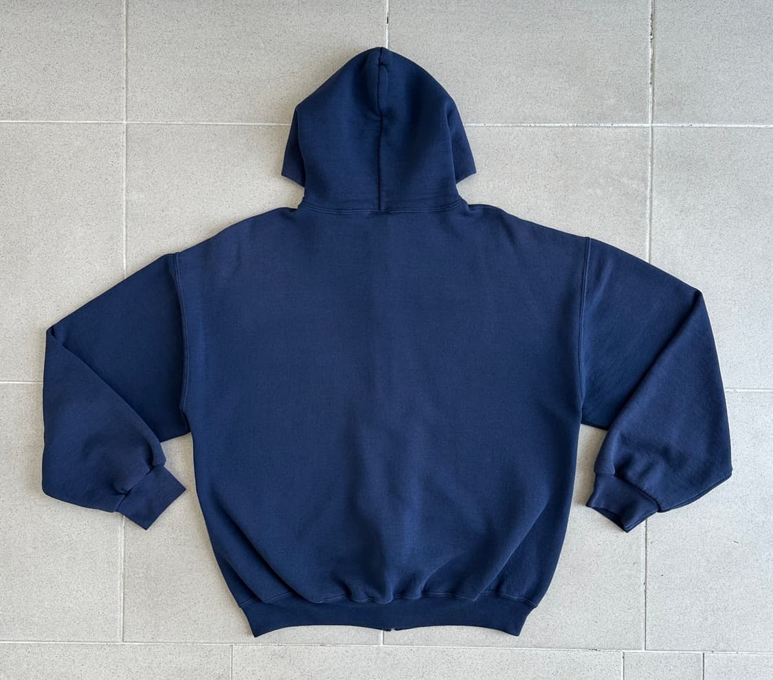 00s 빈티지 러셀 후드집업 네이비 L 상품이미지2