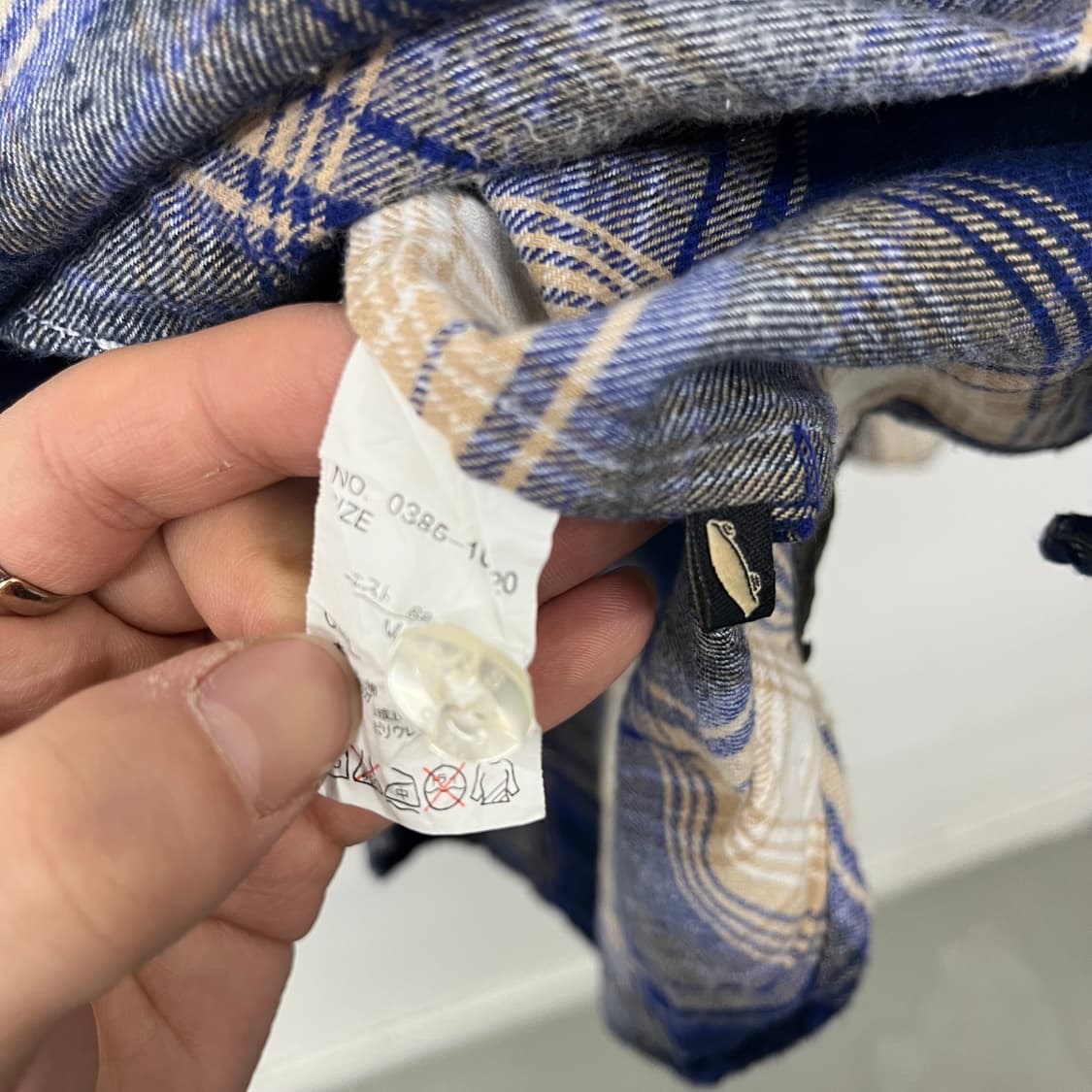 Vans 반스 체크 셔츠 남방 네이비 남m 상품이미지9