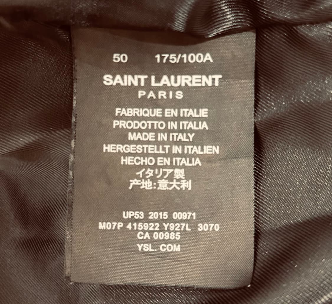 SAINT LAURENT PARIS(생로랑파리) 테디 바시티 자켓 상품이미지5
