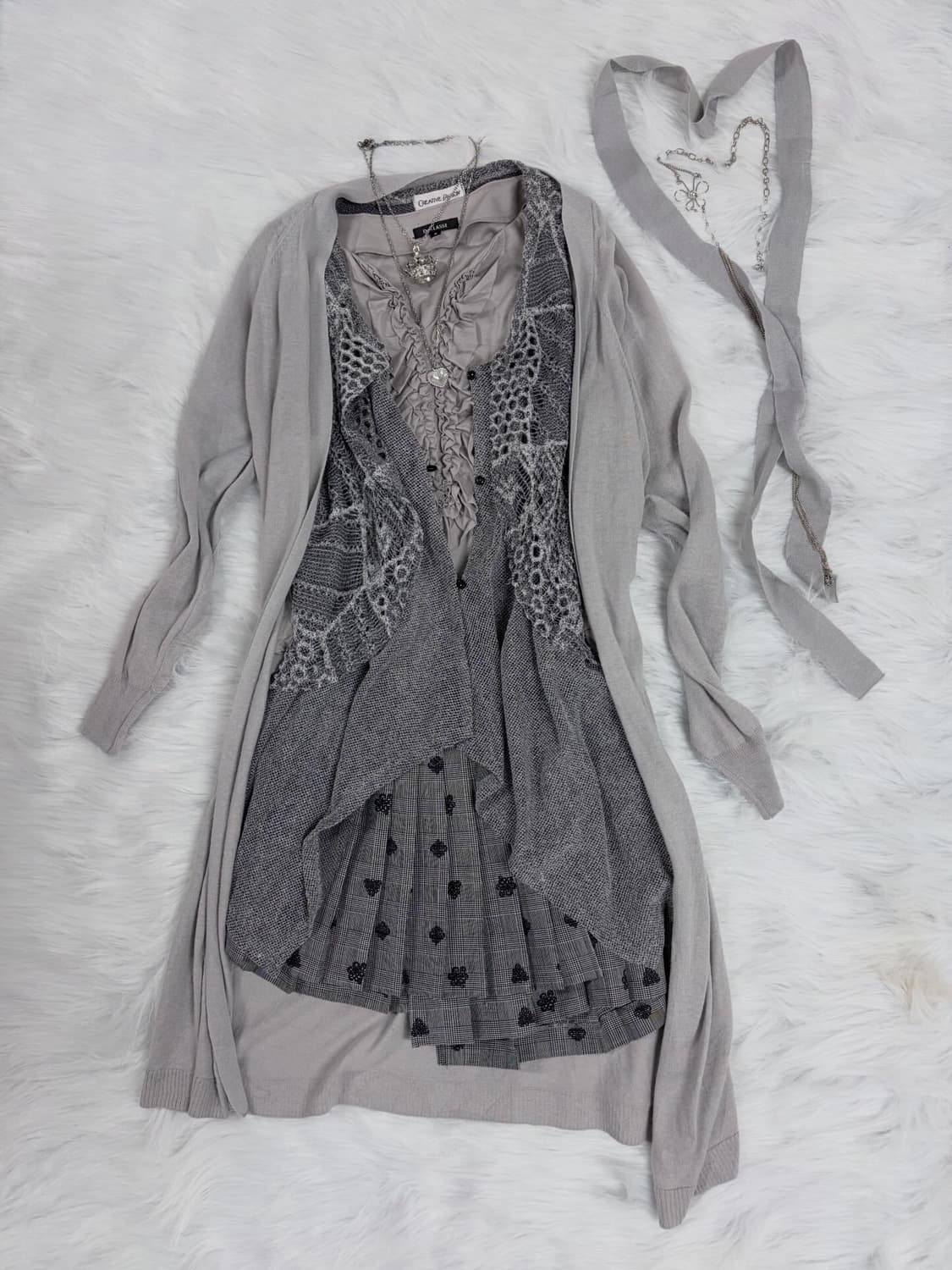 뮤트그레이 드레이프 페어리 코디세트 5pcs🪽🪽🪽 상품이미지2