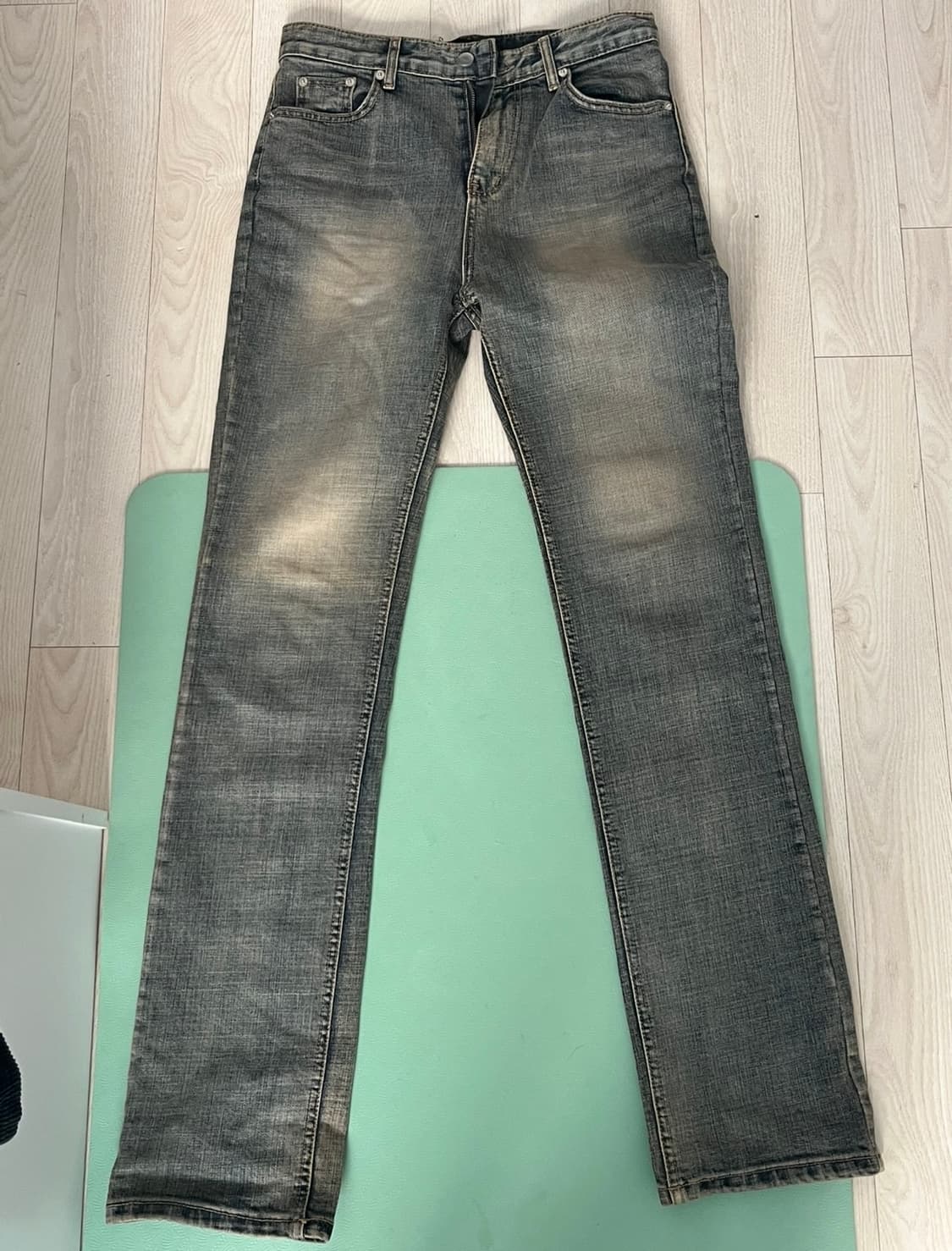 보헤미안서울) 하이웨스트 데님 팬츠 (L) 상품이미지1